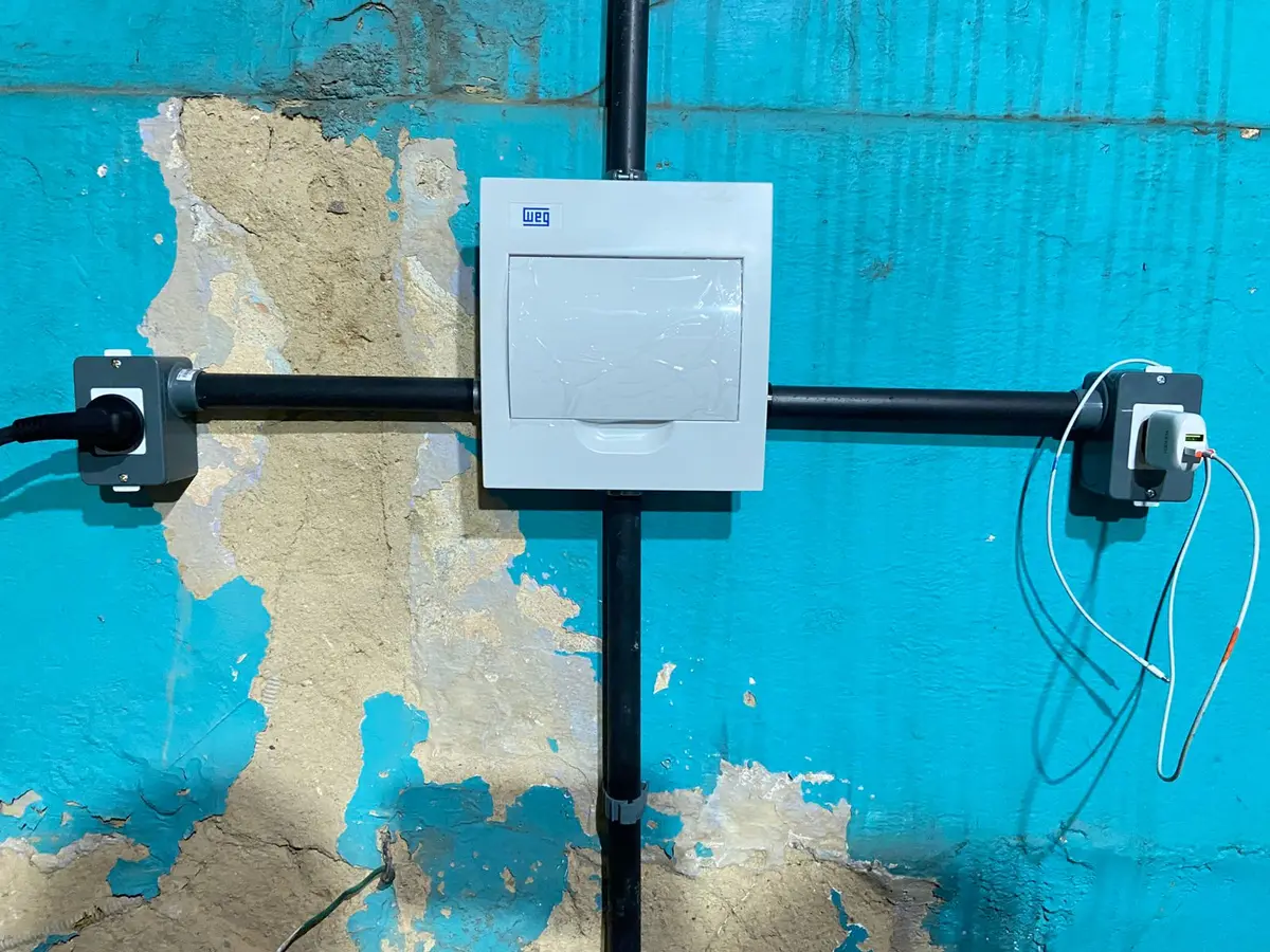 Instalação elétrica realizada pela RG Elétrica